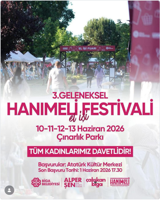 3. Geleneksel Hanimeli Festivali afisi